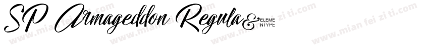 SP Armageddon Regula字体转换